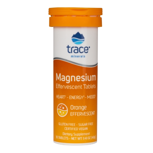 Trace Minerals Magnesium Brusetabletter Appelsin - vitaminX