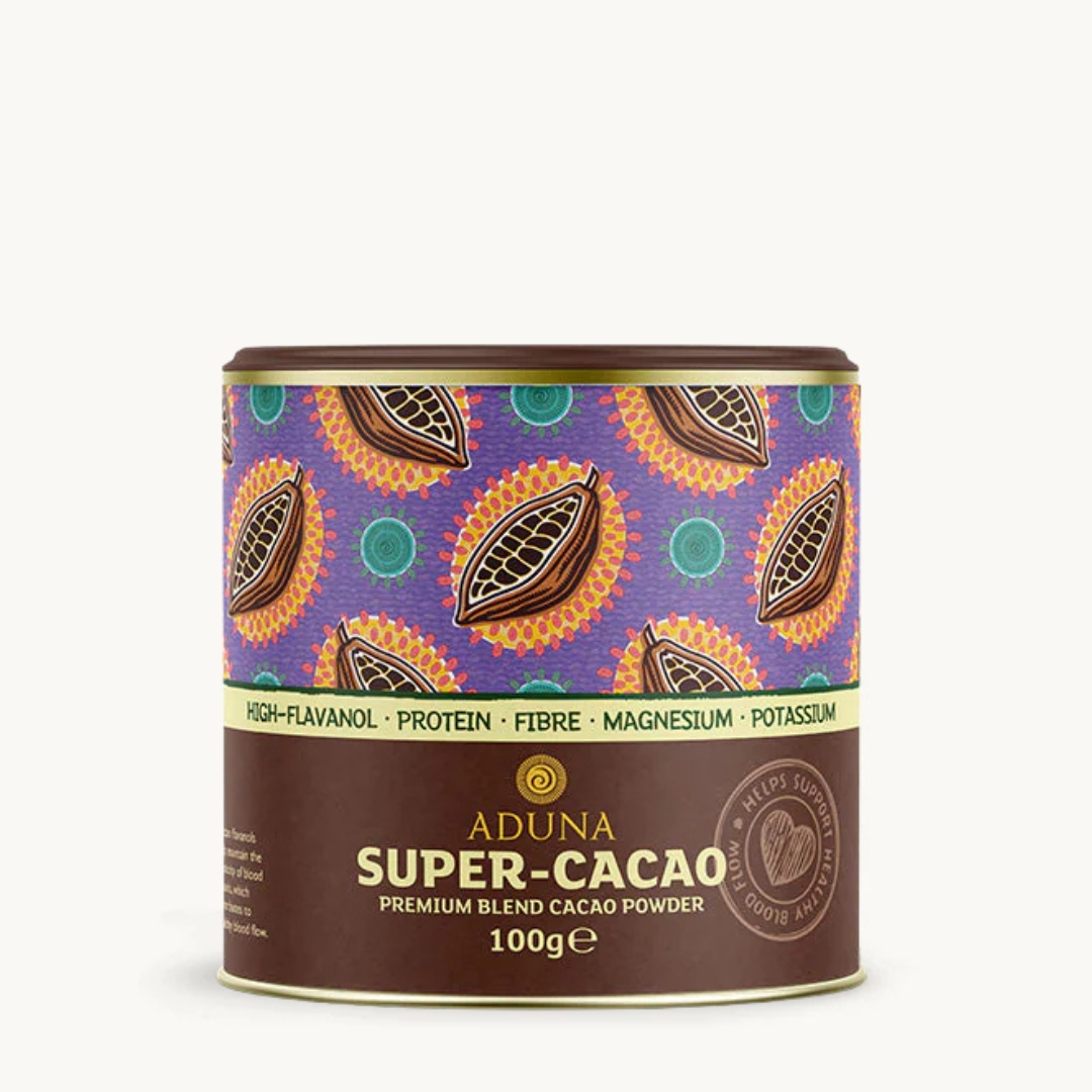 Aduna Super-Cacao Premium Blend Cacao Powder 100g - vitaminX