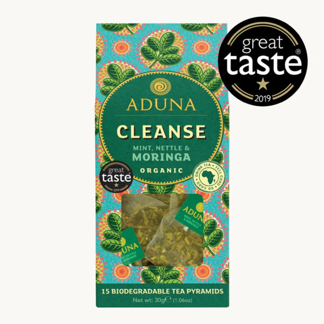 Aduna Cleanse Te med Moringa, Mint og Brennesle - vitaminX